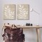 Stupell Industries Boho Botanical Leaf Silhouette Canvas Wall Art